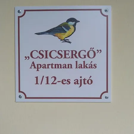 아파트 Csicsergo Apartman Lakas Hévíz